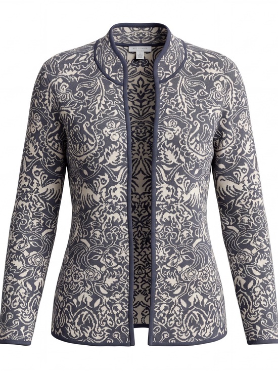 Peruvian Connection Jackets & Blazers - NWOT Peruvian Connection Balinese Knit Jacket Pima Cotton Cardigan